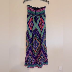 Flying Tomato Strapless Maxi Dress- Medium